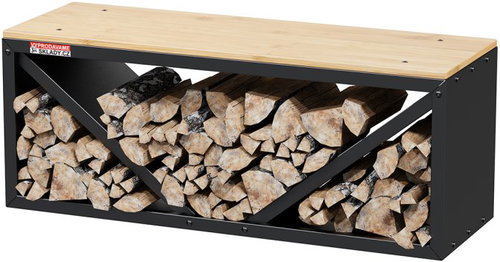 Scorpion electro Wood stand FWR02, 102 × 40 × 34,5 cm - Firewood Rack - Main image
