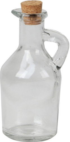 DOCHTMANN Glass bottle with cork lid 100 ml - Liquor Bottle - Main image