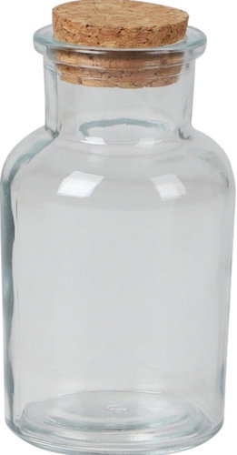 DOCHTMANN Glass bottle with cork lid 150 ml - Liquor Bottle - Main image