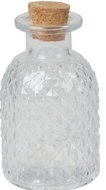 DOCHTMANN Glass decorative bottle with cork lid 100 ml - Liquor Bottle