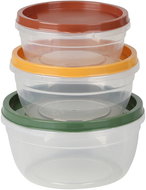DOCHTMANN Set of food jars round 3 pcs - Food Container Set