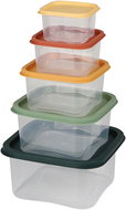DOCHTMANN Set of square food jars 5 pcs - Food Container Set