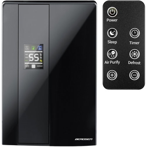 Berdsen BR-20D Dehumidifier with cleaning function, black - Air Dehumidifier - Main image
