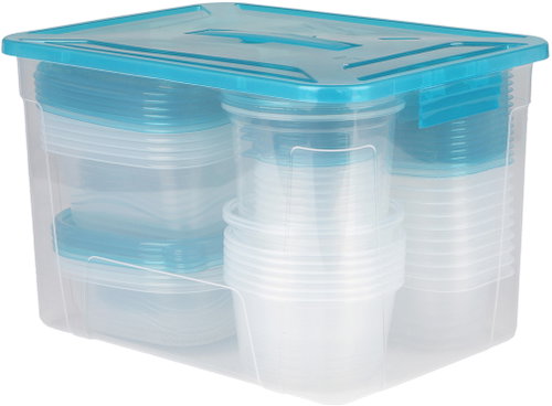 DOCHTMANN Set of food jars 50 pcs - Food Container Set - Main image