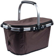 Bauerkraft X-235 Foldable thermal picnic and shopping basket, 25 l, waterproof, brown - Picnic Basket