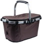 Picnic Basket Bauerkraft X-235 Foldable thermal picnic and shopping basket, 25 l, waterproof, brown - Piknikový koš