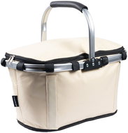 Bauerkraft X-234 Foldable thermal picnic and shopping basket, 25 l, waterproof, beige - Picnic Basket