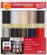 Gütermann Sada 10 ks šicích nití 100 m - Sewing Thread