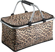 KESPER Termokošík skládací nákupní, piknikový motiv leopard 50 × 29 × 25 cm - Shopping Basket