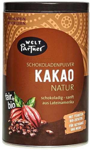 DWP eG Organic cocoa with cane sugar 250 g - Instant Hot Drink Mix - Main image