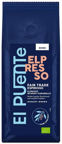 El Puente Organic coffee beans ElPresso 250 g - Coffee - Main image