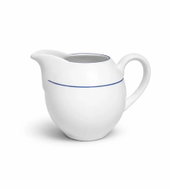 Menetia Milk and cream container, Carlsbad porcelain, blue stripe 200 ml - Milk Pitcher