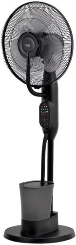 Teesa TSA8067 Stand fan with misting function, 75 W, black - Fan - Main image