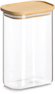 ZELLER Glass jar with bamboo lid 1300 ml - Storage Jar