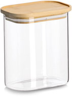 ZELLER Glass jar with bamboo lid 1000 ml - Storage Jar