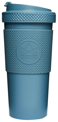 Neon Kactus Nepropustný termohrnek 0,6 l modrý - Thermal Mug - Main image