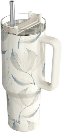 Quokka Stream with Straw 1200ml, Cotton - Thermal Mug - Main image