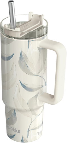 Quokka Stream with Straw 950ml, Cotton - Thermal Mug - Main image