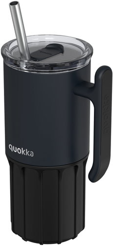 Quokka Umi with Straw 720ml, Black - Thermal Mug - Main image