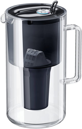 Aquaphor Nord Glass Filter Jug, Black - Filter Kettle - Main image