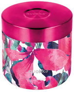 Quokka Nerezová dóza na jídlo Pink Bloom - Storage Jar