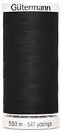 Gütermann Polyesterová šicí niť 500 m, černá, univerzální - Sewing Thread