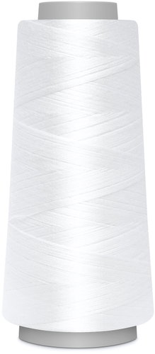 Gütermann Overlocková nit 100% PES 2500 m, bílá - Sewing Thread - Main image