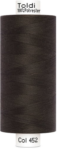 Gütermann Šicí nit Toldi 100 % PES 1000 m, tmavě hnědá - Sewing Thread - Main image