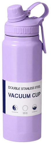 Verk 07388 Thermal Bottle with Holder 700ml, Purple - Drinking Bottle - Main image