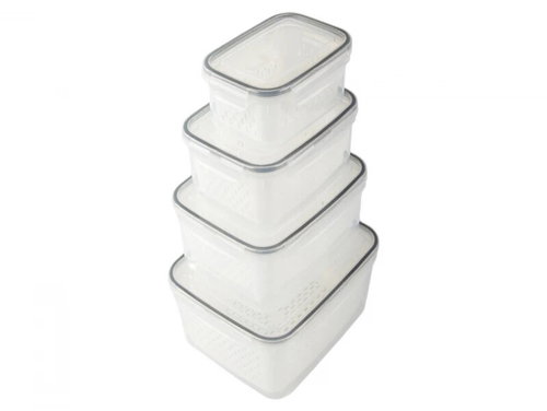 Verk 07377 Food Storage Container Set, 4 pcs - Food Container Set - Main image