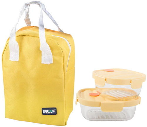 Verk 07394 Termotaška s dózami na jídlo, 950 ml a 650 ml, žlutá - Kit - Main image