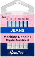 Hemline Jeans Sewing Machine Needles, size 90-100, 6pcs - Sewing Machine Needles