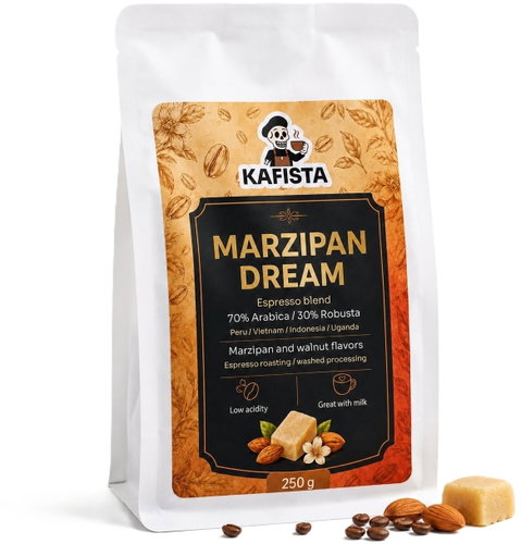 Kafista Marzipan Dream Whole Bean Coffee: Espresso Blend 250g - Coffee - Main image