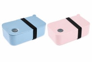 KEEEPER Svačinový box Luna 2 ks, modrý a růžový - Food Container Set