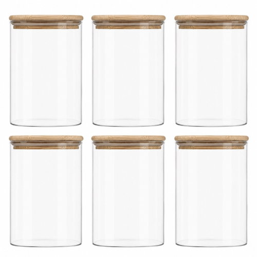 Classbach VD 4030 set 6 skleněných dóz 3 × 600 ml, 3 × 1000 ml - Food Container Set - Main image