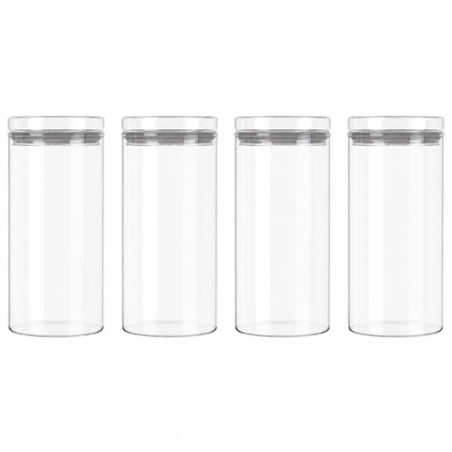 Classbach VD 4028 set 4 sklenných dóz na potraviny 1,3 l - Food Container Set - Main image