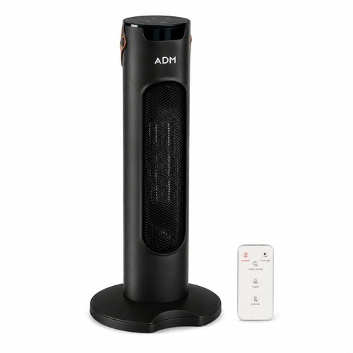 PHgate 2-in-1 Ceramic Tower Fan ADM 6062 – Heater and Fan, 1500W, LED Display Main image PHgate 2-in-1 Ceramic Tower Fan ADM 6062 – Heater and Fan, 1500W, LED Display - Fan - Main image