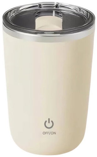 Verk 07375 Samomíchací šálek na kávu 350 ml, béžový - Thermal Mug - Main image