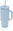 Thermal Mug with Straw 480ml, Light Blue