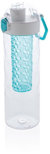XD Design Lockable Fruit Infuser Bottle HoneyComb 700ml, Blue - Drinking Bottle - Main image