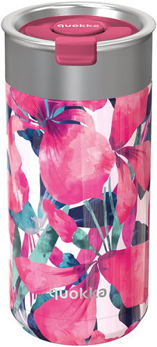 Quokka Boost se sítkem 400 ml, pink bloom - Thermal Mug - Main image