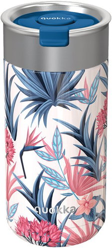 Quokka Boost se sítkem 400 ml, blue garden - Thermal Mug - Main image