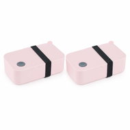 KEEEPER Luna Snack Box 0.9L, Pink, 2 pcs - Food Container Set