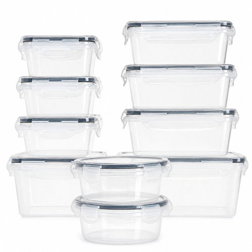 RealG RC-K-805 Plastic Food Container Set, 12 Pcs - Food Container Set - Main image