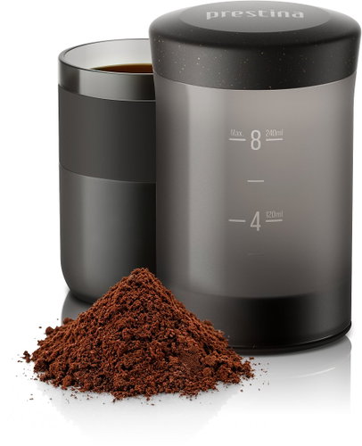 Wacaco Prestina - Coal Black - Travel Coffee Maker - Main image