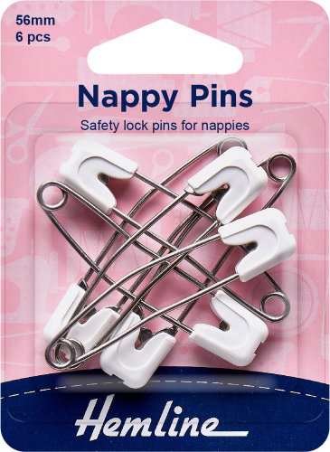Hemline Bezpečnostní spínací špendlíky 56 mm, 6 ks - Sewing Machine Accessory - Main image