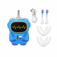Kruzzel 27758 Sonický zubní kartáček pro děti robot, 5 režimů, modrý - Electric Toothbrush