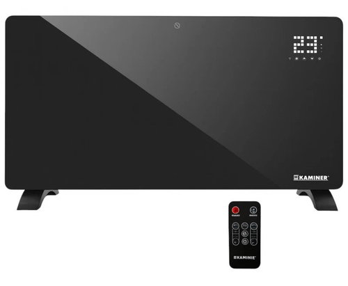 Kaminer 26572 Chytrý skleněný konvektor s WiFi, 2500 W, černý - Convector - Main image