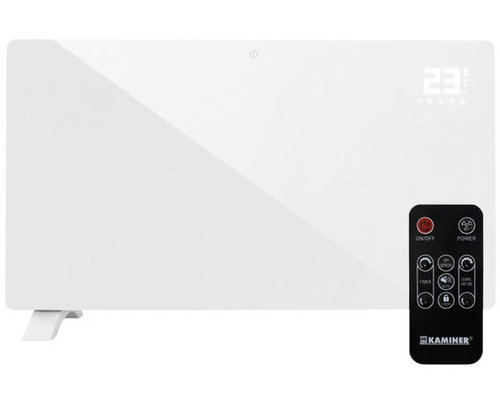 Kaminer 26573 Chytrý skleněný konvektor s WiFi, 2500 W, bílý - Convector - Main image