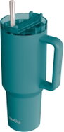 Quokka Stream s brčkem 1200 ml Midnight green - Thermal Mug